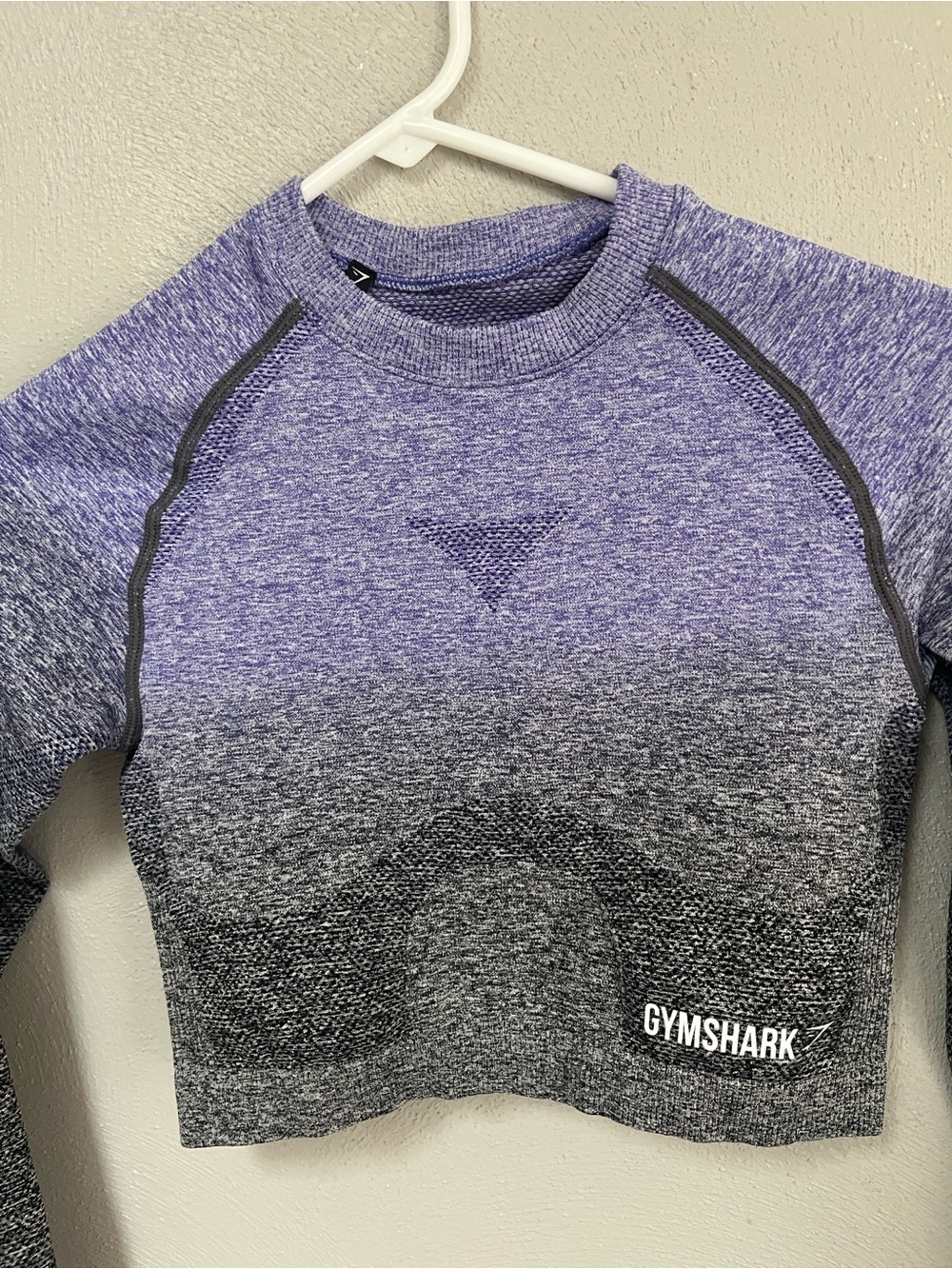 Gymshark Purple and Gray Ombre Seamless Long Sleeve Top. Bundle & Save!